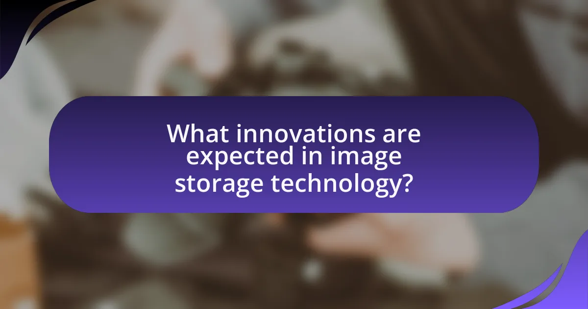 What innovations are expected in image storage technology?